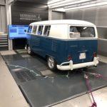 Abstimmung eines neu aufgebauten Motors in einem VW Bus T1 auf dem Allrad-Scheitelrollen-Prüfstand, Herrmann Motorenentwicklung GmbH